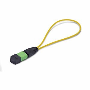StarTech MPO Loopback Plug, Single Mode 9/125 MPO-12 Male Fiber Loopback Adapter, MPO/MTP Male Loopback Tester - MPO/MTP M