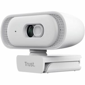 Webcam Trust - 30 fps - Blanc - USB 2.0 Type A/USB 2.0 Type C - 2K - Vidéo 2560 x 1440 - Focale fixe - 76° Angle - Fixatio
