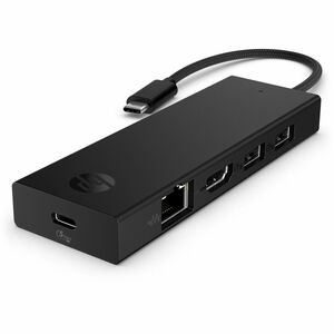 HP USB Type C Docking Station for Desktop PC - Charging Capability - 90 W Power Supply - Portable - 4K @ 60Hz, 4K - 3840 x