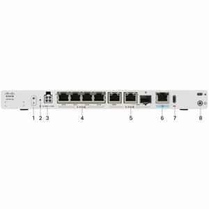 Cisco Secure Router 8100 C8131-G2 Router - 6 Ports - 4 RJ-45 Port(s) - 2 WAN Port(s) - Management Port - 1 SFP (mini-GBIC)