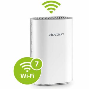 devolo Wi-Fi 7 IEEE 802.11 a/b/g/n/ac/ax/be Ethernet Wireless Router - Dual Band - 2.40 GHz ISM Band - 6 GHz UNII Band - 8