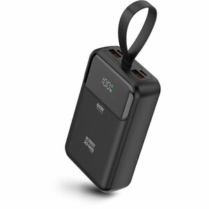 Powerbank Urban Factory BIGEE - Noir - Pour Ordinateur, Notebook, Accessoire Téléphone Portable, MacBook Pro, Smartphone, 