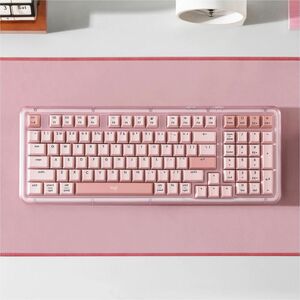 Logitech K98S Plus 键盘 - 袖珍的 - 有线/无线 连接 - A 型 USB 接口 - 英文（美国） - QWERTY 布局 - 机械 按键开关 - Bluetooth/RF - 10 m - 2.40 GHz - 97 K