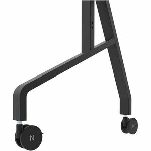 Neomounts Display Cart - 125 kg Load Capacity - 4 Casters - Steel - 1320 mm Width x 750 mm Depth x 1625 mm Height - Black 