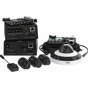 AXIS F4105-LRE Indoor/Outdoor Full HD Surveillance Camera - Colour - 8 - Dome - White - 10 m Infrared Night Vision - 1920 