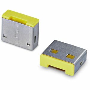 StarTech.com 25er-Pack USB-A Port Blocker Ersatz, Verriegelungseinsätze, Snap-In, wiederverwendbar, USB-A Staubschutzkappe