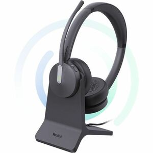 Yealink BH70 Wireless Over-the-head Stereo Headset - Black - Microsoft Teams Certification - Binaural - Supra-aural - 5000