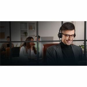 Yealink UH46 Wired Over-the-head, On-ear Stereo Headset - Microsoft Teams Certification - Binaural - Supra-aural - 20 Hz t