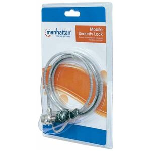 Laptop Lock (Kensington) with two keys, Compatible with Kensington standard style locks, 1.5m cable, Anti theft, Strong st