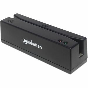 USB-A Magnetic Strip Card Reader, Triple Track Reader, Keyboard Wedge Decoder, Cable 1.5m, Black, Three Year Warranty - Tr