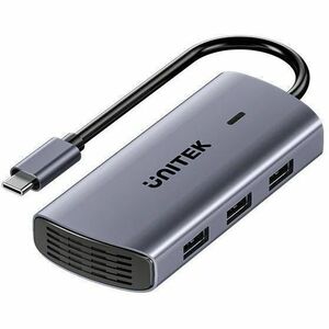 Unitek uHUB D1113C 6 Port(s) USB Type C Docking Station for Tablet PC, Smartphone, Notebook, Mobile Device, Flash Drive - 