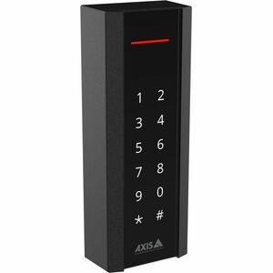 AXIS A4611 Radio-frequency Identification (RFID), Key Code Keypad Access Device Access Control System, Door Entry - Black 