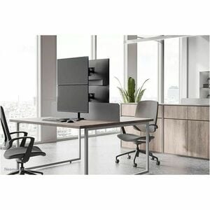 DS45-600BL2V DUAL MONITOR STAND - 10-32IN - 0-9 KG19 8 LBS (2X)