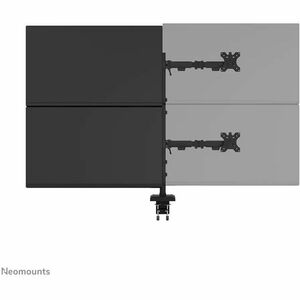 Neomounts NERO Mounting Arm for Monitor, Display - Black - Height Adjustable - 4 Display(s) Supported - 25.4 cm to 81.3 cm