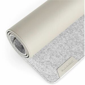 Alogic Desk Pad - 740 mm Length - Vegan Leather, Felt - White