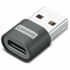 Lenovo Data Transfer Adapter - 1x USB Type C- Female - 1x USB Type A- Male - Black
