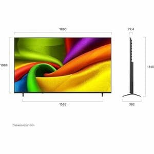 85NU850B6LA 3840X2160 60HZ TV 8 HDR10 A7 AI PROCESSOR 4K GEN8 WE