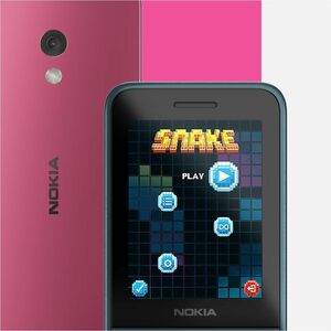 Nokia 225 4G (2024) 128 MB Feature Phone - 6.1 cm (2.4") TFT LCD QVGA 240 x 320 - Cortex A71 GHz - 64 MB RAM - 4G - Pink -
