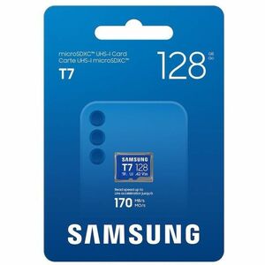 ""Carte microSDXC Samsung MB-MB128T - 128 Go - Classe 10/UHS-I (U3) - V30 - 170 Mo/s en Lecture""