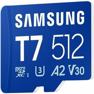 ""Carte microSDXC Samsung MB-MB512T - 512 Go - Classe 10/UHS-I (U3) - V30 - 170 Mo/s en Lecture""