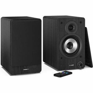 Sharp CP-SS30 2.0 Bluetooth Lautsprechersystem - 60 W RMS - Schwarz - Bücherregal, Tabletop - USB - 2