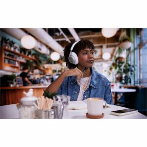 JBL Live 780NC Wired/Wireless Over-the-head, Over-the-ear Stereo Headset - White - Binaural - Circumaural - Bluetooth - 32