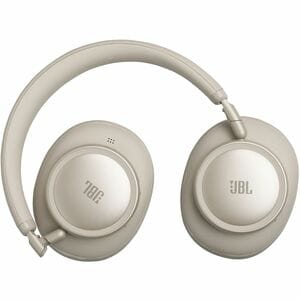 JBL Live 780NC Wired/Wireless Over-the-head, Over-the-ear Stereo Headset - Sand - Binaural - Circumaural - Bluetooth - 32 
