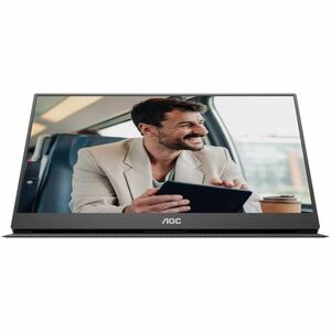 AOC 16T20E2 16" Class Full HD LED Monitor - 16:9 - Black - 39.6 cm (15.6") Viewable - In-plane Switching (IPS) Technology 