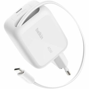 Belkin UltraCharge 45 W AC Adapter - Universal Adapter - 2 USB Type-C - For Smartphone, Notebook, Tablet PC, Headphone, Ap