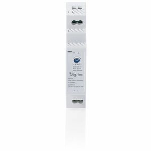 Digitus 24V / 0.63A / 15W Step-Shape DIN-Rail Netzteil (Ultra-Slim, Class II). Zweck: Server, Netzteiltyp: Drinnen, Eingan