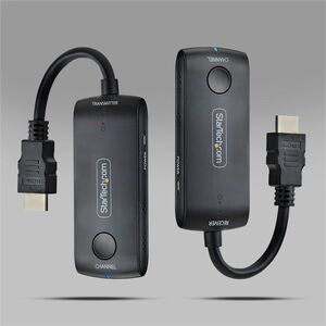 StarTech Wireless HDMI Extender 4K 60Hz, 65ft Range, USB Powered, Plug-and-Play Transmitter and Receiver Kit - Extend 4K 6