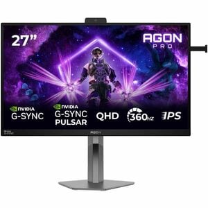 AOC AGON PRO AG276QSG2 27" (68.6 cm) Class WQHD Gaming LED Monitor - 16:9 - Black, Grey - 27" (68.6 cm) Viewable - Fast IP