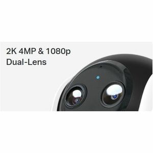 Tapo C840 4 Megapixel / 2 Megapixel 2K Network Camera - Colour - Infrared Night Vision - H.264 - 2560 x 1440 Fixed Lens - 
