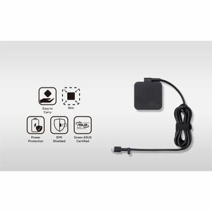 Asus AD10810 48 W AC Adapter - 1 / Pack - Universal Adapter - For Notebook, Mobile Device - 1.60 m Cable - 120 V AC, 230 V