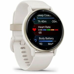 Garmin vívoactive 5 Smartwatch - Avorio, Oro Colore del Case - Avorio Colore cinturino - Alluminio Materiale della struttu
