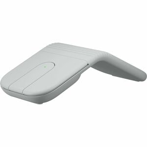 Logitech Mobi Fold Travel 鼠标 - 蓝牙/射频 - 4 按钮 - 2 可编程按钮 - 灰白色 - PC, Mac - 无线 - 10 m - 2.40 GHz - 可充电 - 4000 dpi - 滚轮 - 对称