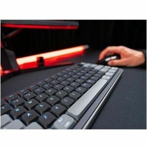 CHERRY XTRFY K63W Pro G8A-2560 Gaming Keyboard - Compact - Wired/Wireless Connectivity - USB 2.0 Type A Interface - RGB LE