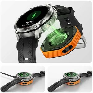 Kospet POCKET-T4 Power Bank - Black, Orange - For Smartwatch - 850 mAh - 500 mA - 5 V Output - 5 V Input - USB Type-C Conn
