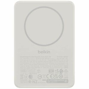Belkin BoostCharge Power Bank - Sand - For Qi2-enabled Device, iPhone - 10000 mAh - 30 W - USB Type-C Connector - 2 x USB 