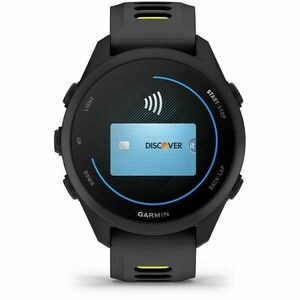 Garmin Forerunner 170 Smart Watch - 42.60 mm Case Height - 42.60 mm Case Width - Black Body Color - Black, Amp Yellow Band