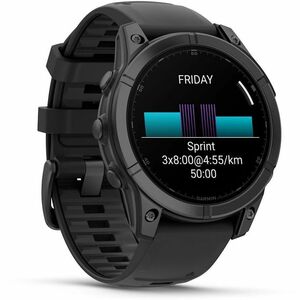 Garmin fēnix E Smart Watch - Slate Grey Body Color - Stainless Steel Body Material - Fiber Reinforced Polymer, Metal Case 
