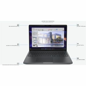 Dell Pro Precision 5 16 PW516261 - 16in FHD+ (1920x1200) - Ultra 7 366H - 32GB RAM - 1TB SSD - RTX Pro 1000 8GB - Windows 