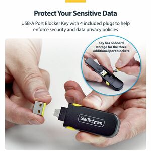 StarTech.com Port Blocker Key - Desktop for Office, Classroom - Plastic