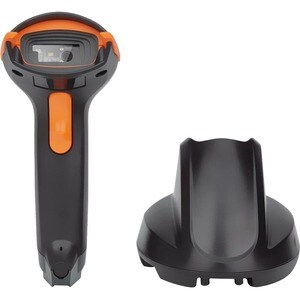 Wireless 2D Handheld Barcode Scanner, 250mm Scan Depth, up to 80m effective range (line of sight), Max Ambient Light 100,0