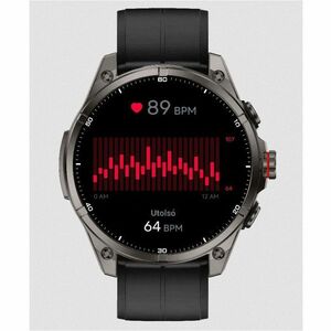 Carneo GTR eXpedition Smart Watch - 11 mm Case Thickness - Titanium Grey Body Color - Glass, Metal Body Material - Silicon