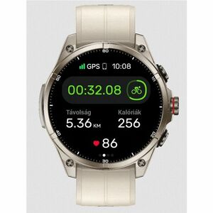 Carneo GTR eXpedition Smart Watch - 11 mm Case Thickness - 44 mm Case Width - Silver, Gray Sand, Titanium Silver Body Colo