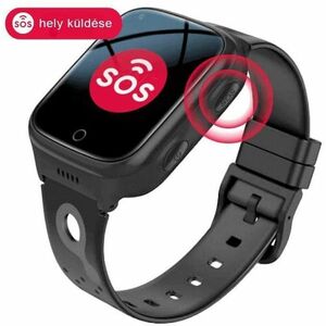 Carneo GuardKid+ 4G Platinum Smart Watch - 47 mm Case Height - 16 mm Case Thickness - 41 mm Case Width - Children - Black 