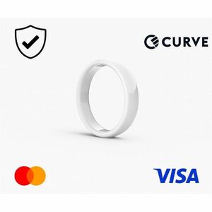 Carneo Smart Ring - Finger Wearable - White - Near Field Communication - Scratch Resistant, Water Resistant