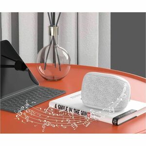 Carneo OfficeDragon 2 Portable Bluetooth Speaker System - 5 W RMS - Grey - 280 Hz to 16 kHz - Battery Rechargeable - USB - 1