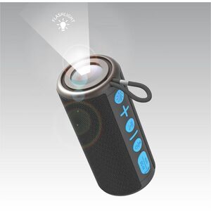Carneo StreetDragon 3 Portable Bluetooth Speaker System - 10 W RMS - Black - 280 Hz to 16 kHz - Battery Rechargeable - USB